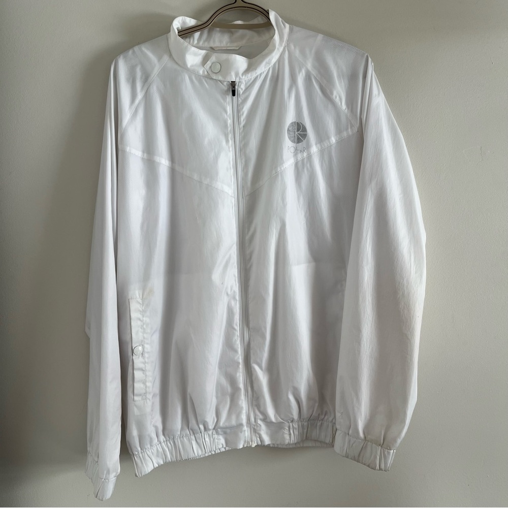 Polar Skate Co White Windbreaker Jacket